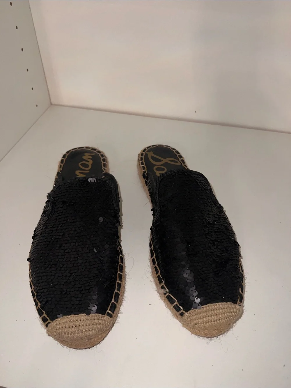 Sam Edelman black sequins